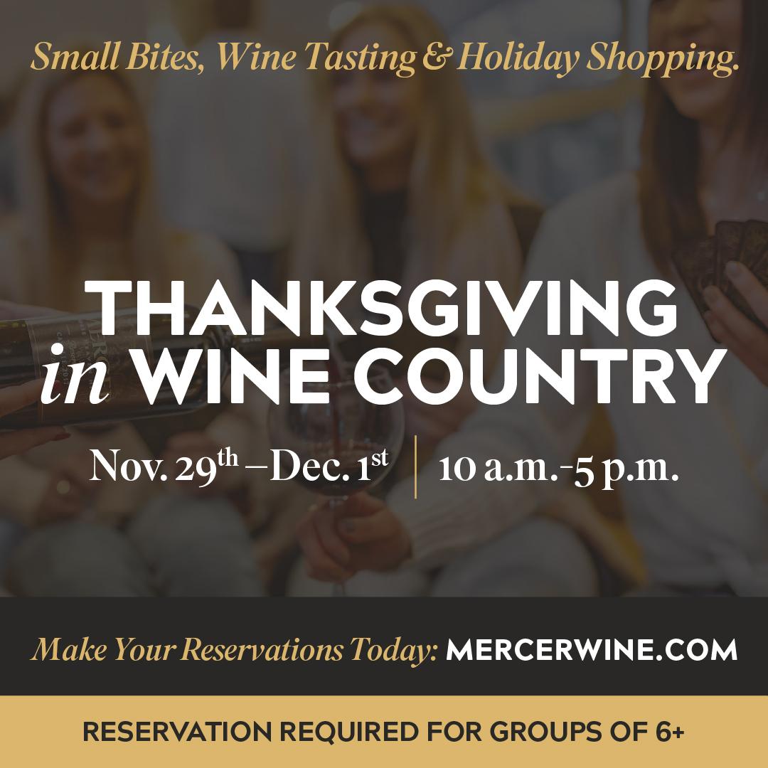 Thanksgiving in Wine Country